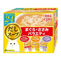いなば CIAO だしスープパウチ 鮪ささみバラエティ3種 40g24袋 FCF594N