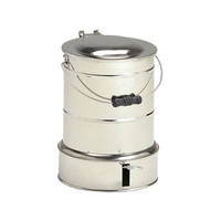 汚物缶(足踏式)27cm 270丸 汚物入れ ステンレス(ホーローソウツキ) FCG579N-02-2720-02