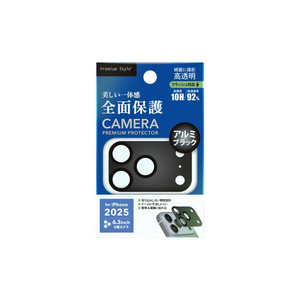 PGA iPhone 17 Pro用カメラフルプロテクター PG-25BCLG08BK-イメージ1