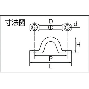 トラスコ中山 ステンレスアイストラップ6mm (2個入) 2個6574621 FC728EY-2751909-イメージ3