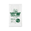 ジャパックス 省資源レジ袋 東60号・西50号 半透明100枚 FCE086U-RF60