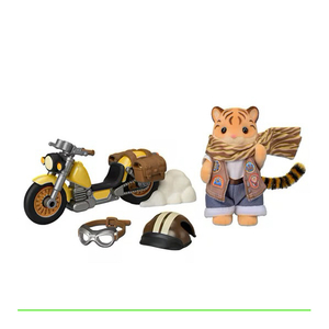 エポック社 シルバニアファミリー コ-85 トラのアドベンチャーバイク ﾄﾗﾉｱﾄﾞﾍﾞﾝﾁﾔ-ﾊﾞｲｸｺ85-イメージ3
