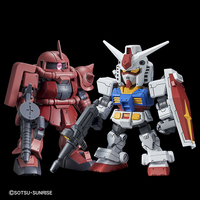 バンダイスピリッツ SDガンダムクロスシルエット RX-78-2 ガンダム & シャア専用ザクII SDCSｶﾞﾝﾀﾞﾑｼﾔｱｾﾝﾖｳｻﾞｸ