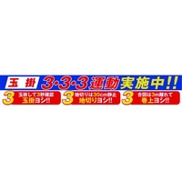 グリーンクロス 大型よこ幕 BC-29 玉掛3・3・3運動実施中 FC744HH-7838191