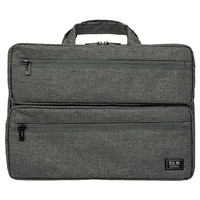 ナカバヤシ 15インチ汎用PCインナーバッグ/2ポケット付 グレー SZC-FC151908GY
