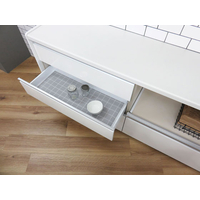 C2　新品保管品　キッチンボード フィルム付き 楽天市場】間口180cm 家電収納(蒸気排出ユニット付)下段開き扉