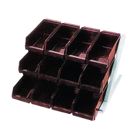 カンダ DXオーガナイザー 3段4列 ブラウン FC81280