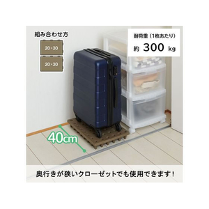 伸晃 ジョイントパレット 20×30cm(2枚セット) FCE189T-JP-2030BR2-イメージ2