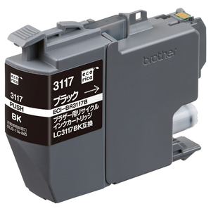 エコリカ リサイクルインクカートリッジ ブラック ECI-BR3117B-イメージ1