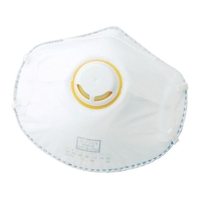 トラスコ中山 TRUSCO/排気弁付防じんマスク DS2 10枚入 T37A-DS2A FCD954B-5292181