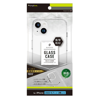 トリニティ iPhone 15 Plus用[GLASSICA] 背面ガラスケース クリア TR-IP23L2-CGC-PCCCL