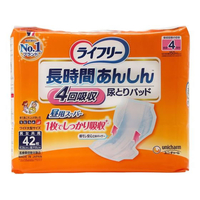 ユニ・チャーム ライフリー 長時間あんしん 尿とりパッド 4回 昼用スーパー42枚 F930846