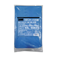 トラスコ スタンダードゴミ袋　青　４５Ｌ　５０枚入 GB-45B