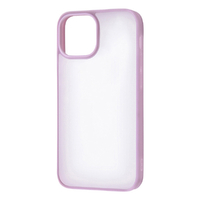 レイアウト iPhone 13 mini用マットハイブリッドケース SHEER シアーホワイト/ラベンダー RT-P30BS4/WLD