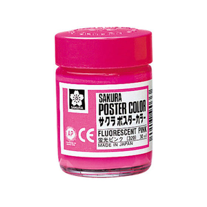 サクラクレパス ポスターカラー 蛍光ピンク 30ml FCA4309-PW30ML#320-イメージ1