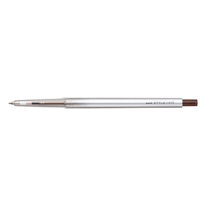 三菱鉛筆 スタイルフィット ゲルインクボールペン ノック式(リフィル入) 0．5mm ブラウンブラック UMN1390522-イメージ1