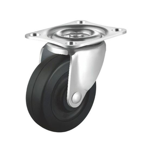サンワサプライ 汎用キャスター 75mm径 車幅26mm ゴム製 フリー 2個 FCB820H-CST-75E-FRE2-イメージ4