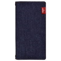 エム・ディー・シー iPhone 16用手帳ケース EDWIN タグデニム/インディゴ MD-75550-1