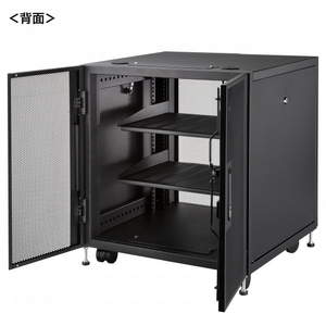 サンワサプライ 小型19インチマウントボックス(12U D600) ブラック CP-SVCBOX6BK-イメージ19