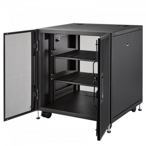 サンワサプライ 小型19インチマウントボックス(12U D600) ブラック CP-SVCBOX6BK-イメージ9