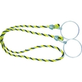 トラスコ中山 コーン用ロープ 反射標識 12mm×2m ロープ反射標識／反射タイプ黄／黒 FC278GL-3600181