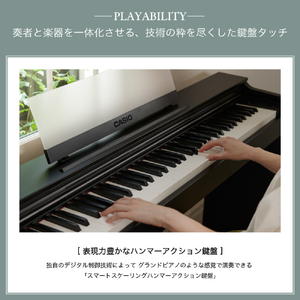 カシオ 電子ピアノ CELVIANO ホワイトウッド調 AP-S200WE-イメージ10