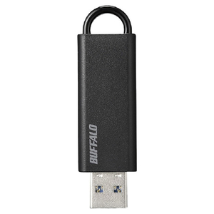 BUFFALO USB3．1(Gen1)対応 ノックスライドUSBメモリ(128GB) ブラック RUF3-KS128GA-BK-イメージ2