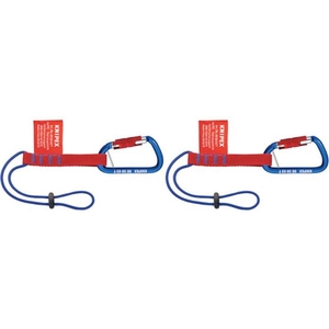 KNIPEX 落下防止アダプターループ カラビナ付き 1.5kg FC183VA-2565631-イメージ1