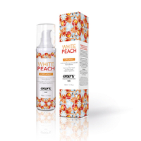 アジュマ exsens オーガニックグルメマッサージオイル WHITE PEACH(50ml) ホワイトピーチ ｵ-ｶﾞﾆﾂｸﾏﾂｻ-ｼﾞｵｲﾙﾎﾜｲﾄﾋﾟ-ﾁ