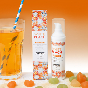 アジュマ exsens オーガニックグルメマッサージオイル WHITE PEACH(50ml) ホワイトピーチ ｵ-ｶﾞﾆﾂｸﾏﾂｻ-ｼﾞｵｲﾙﾎﾜｲﾄﾋﾟ-ﾁ-イメージ2