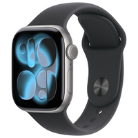 Apple Apple Watch Series 11(GPSモデル)- 42mm Apple Watch Series 11 スペースグレイアルミニウムケースとブラックスポーツバンド - M/L MEQX4J/A