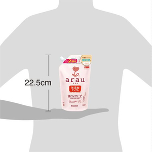 サラヤ アラウ. 泡ハンドソープ詰替え 500mL(2回分) 18パック FC537PY-イメージ5