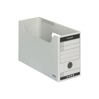 コクヨ ファイルボックス-FS〈Bタイプ〉B4 1／3ヨコ グレー5冊 1パック(5冊) F836321-B41/3-LFBN-M