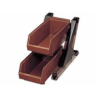 弁慶 BK オーガナイザー 2段1列 ブラウン FC81283