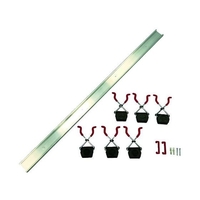 ユタカメイク ツールホルダー レールセット レール75cmホルダー5個 (kg／個)4575 FC407GW-8681772