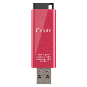 BUFFALO USB3．1(Gen1)対応 USBメモリデザインモデル(128GB) ピンク RUF3-KSW128G-PK-イメージ2