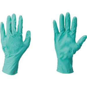 Ansell社 耐薬品ネオプレンゴム使い捨て手袋　ＮｅｏＴｏｕｃｈ　２５－２０１　Ｍサイズ　（１００枚入） 25-201-8-イメージ1