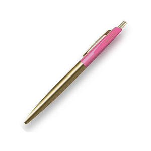アンテリック 油性ボールペン FANCY BRASS 0.5mm チェリーピンク FCU9999-BP2-CP-イメージ1