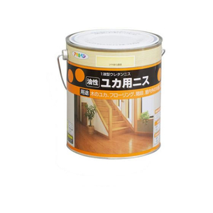 アサヒペン 油性ユカ用ニス 1.8L ツヤ有り透明 FC997NU-イメージ1