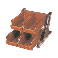 弁慶 BK オーガナイザー 2段2列 ブラウン FC81284