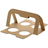 シモジマ ヘイコー Dカップハンドキャリーホルダー 4個用 クラフト 20枚 FCU7763-4247909