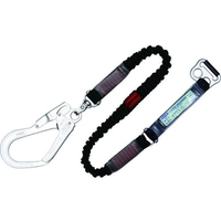 TSUYORON/胴ベルト型墜落制止用器具用ランヤード 伸縮タイプ FCD153C-1636678