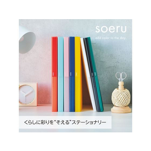 リヒトラブ SOERU クリヤーブック A4 40ポケット ピーチピンク FCC8920-N8102-12-イメージ2