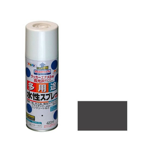 アサヒペン 水性多用途スプレー 420ml チャコールグレー FC215NS-イメージ1