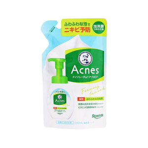 ロート製薬 メンソレータムアクネス薬用 ふわふわな泡洗顔 詰替140mL FCE974H-イメージ1
