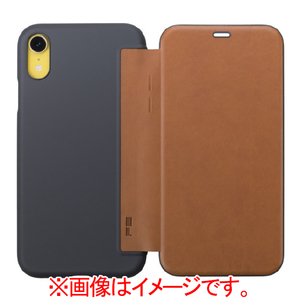 パワーサポート iPhone XR用ケース Brown PUK-80-イメージ5