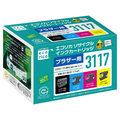エコリカ リサイクルインクカートリッジ(4色パック) ECI-BR3117-4P