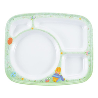 国際化工 メラミン子供食器 スイートラビット プレート 大 D43SR FC702LB-0979300