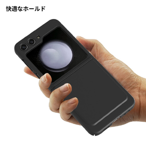 araree Galaxy Z Flip5用ケース Aero Flex クリーム AR25280GZFP5-イメージ11