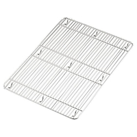 新越ワークス 18-8 角バットアミ 細目 補強付 15枚取 FC003KZ-0269000